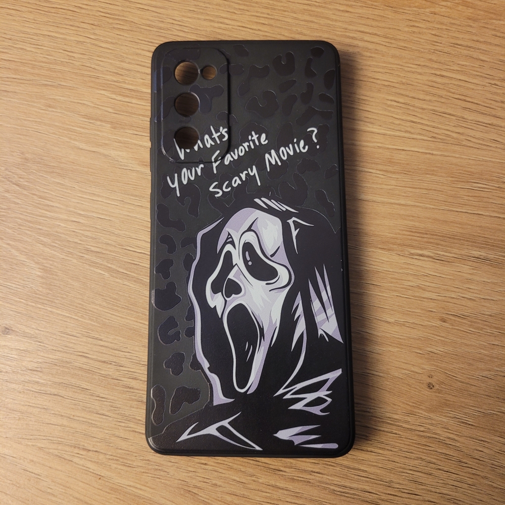 Black Ghost Face Phone Case
